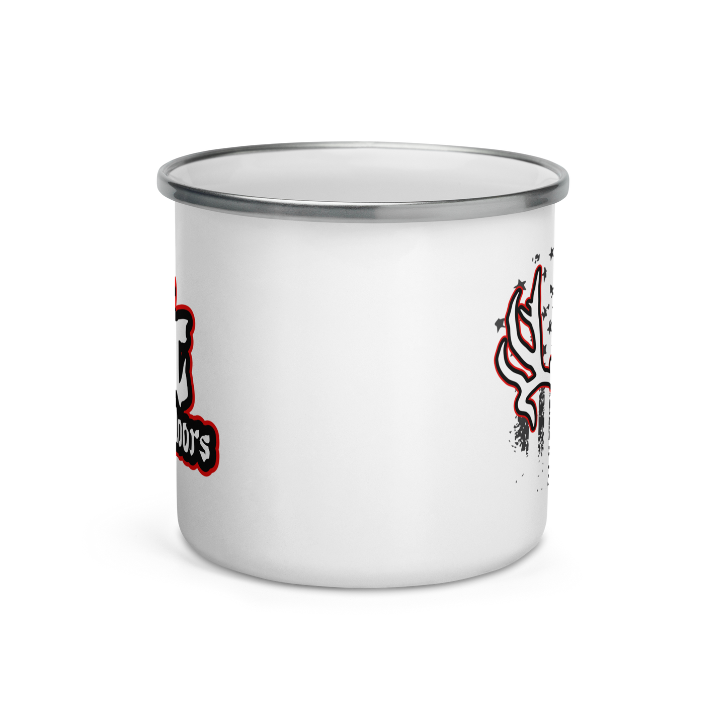 Epic Outdoors Red Logo - Enamel Mug