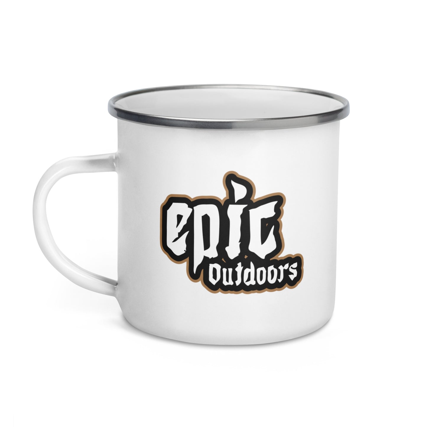 Epic Outdoors Bronze Flag - Enamel Mug