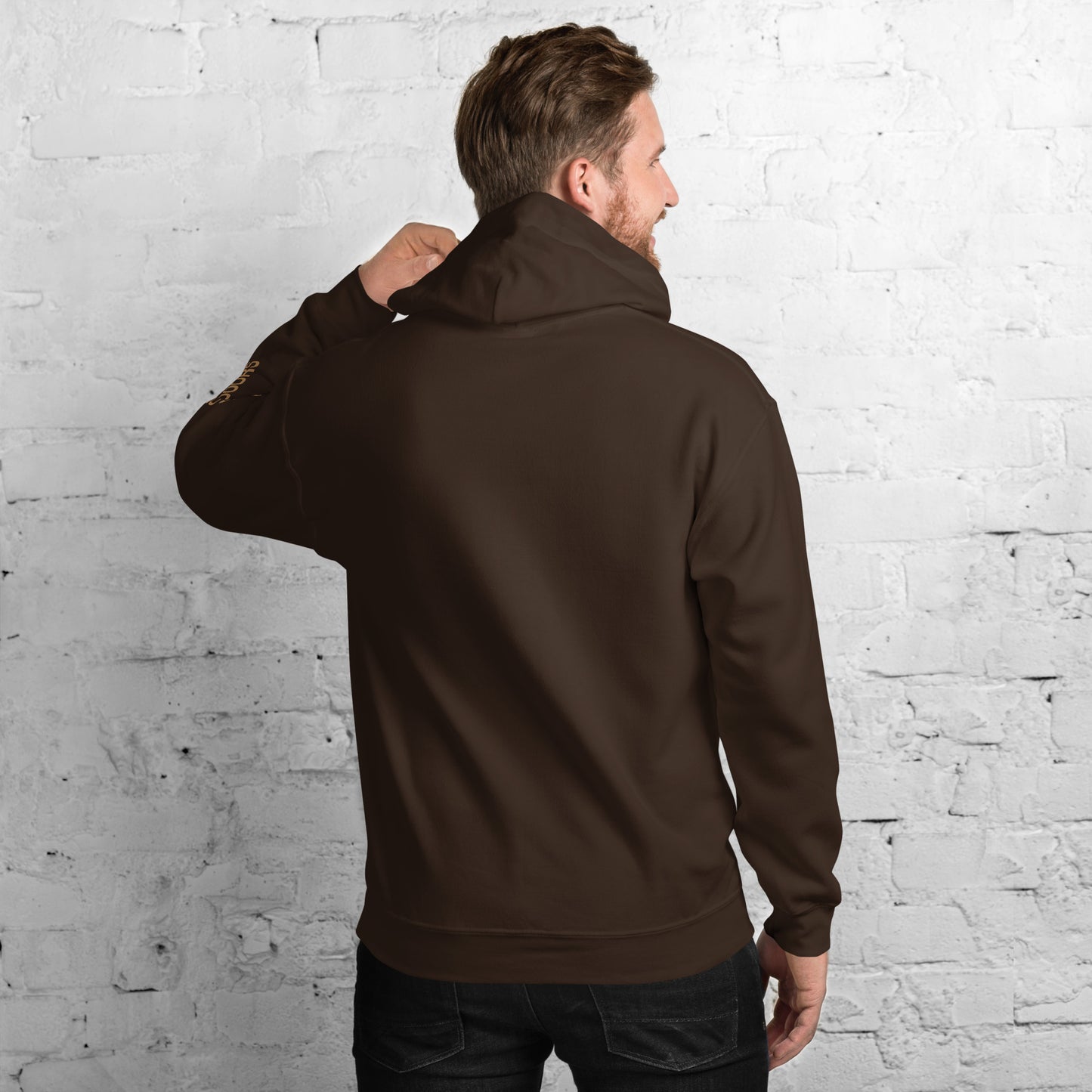 Bronze Epic Logo Outline Unisex Hoodie - Cotton-Poly Blend 18500