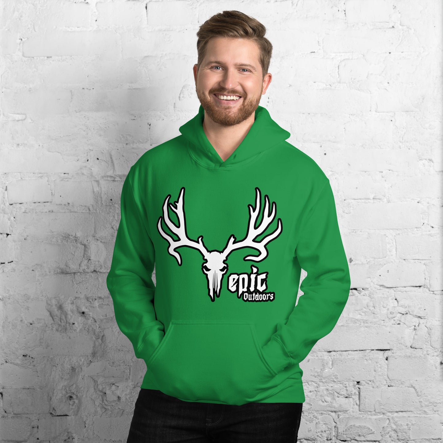 Epic Logo Unisex Hoodie - Cotton-Poly Blend 18500