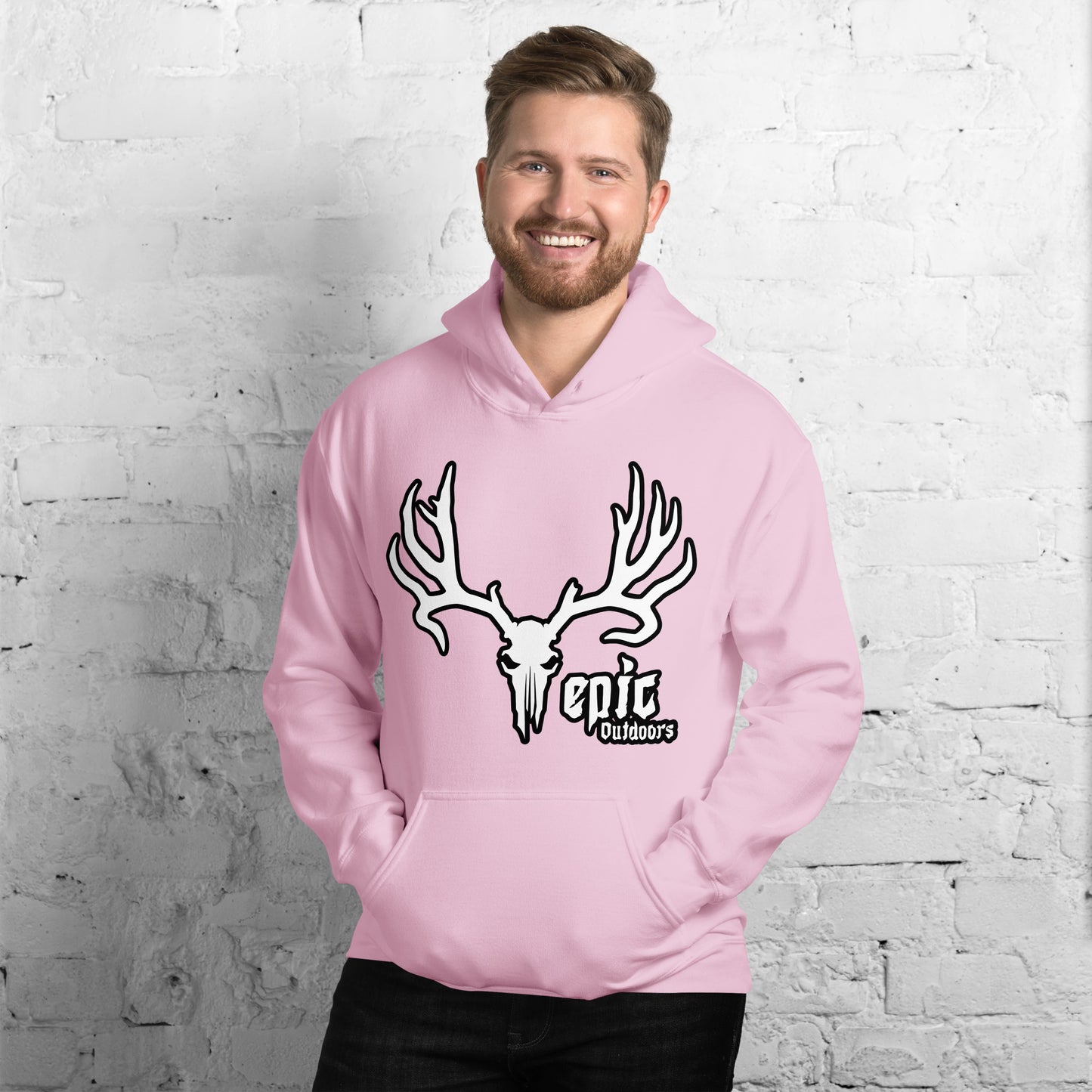 Epic Logo Unisex Hoodie - Cotton-Poly Blend 18500