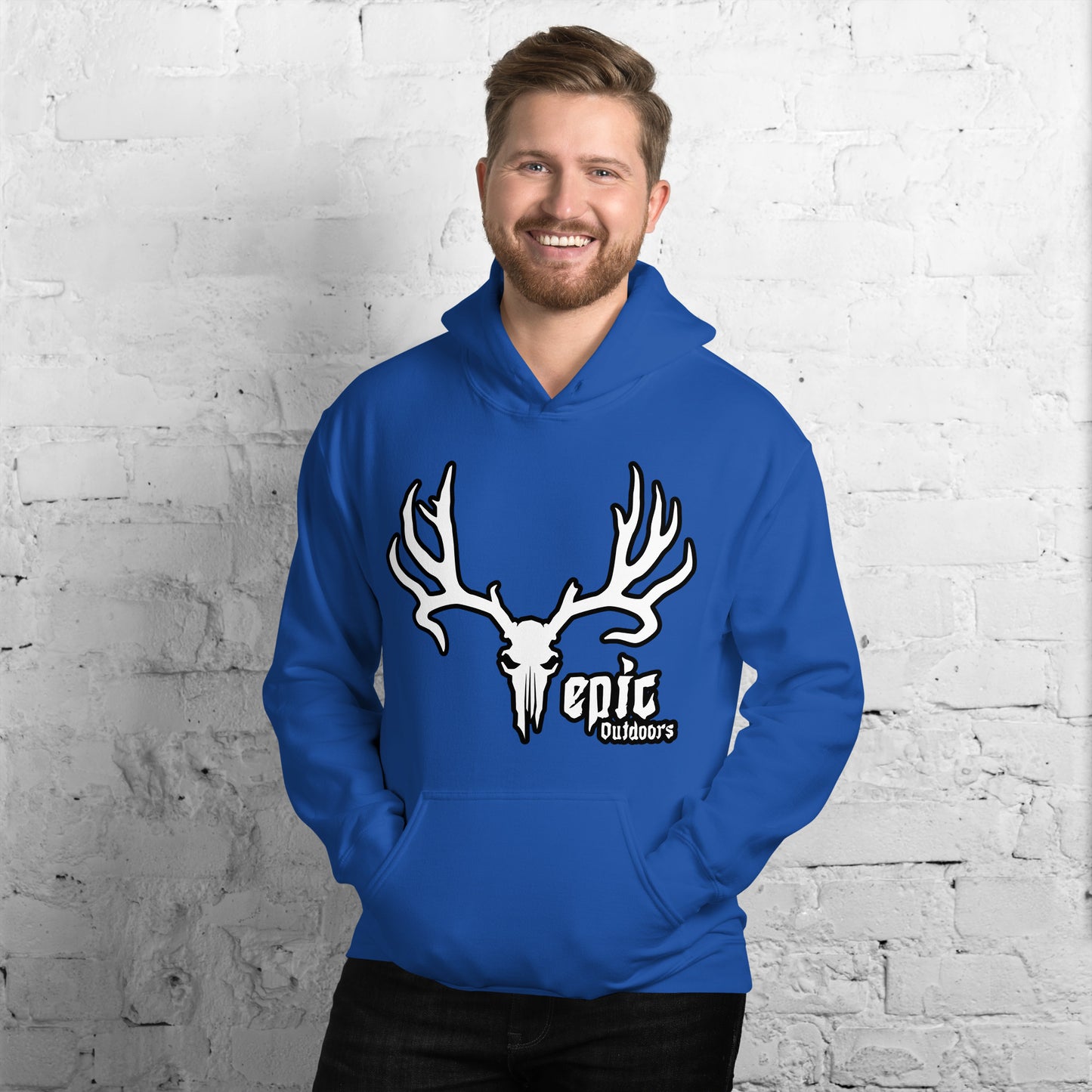 Epic Logo Unisex Hoodie - Cotton-Poly Blend 18500