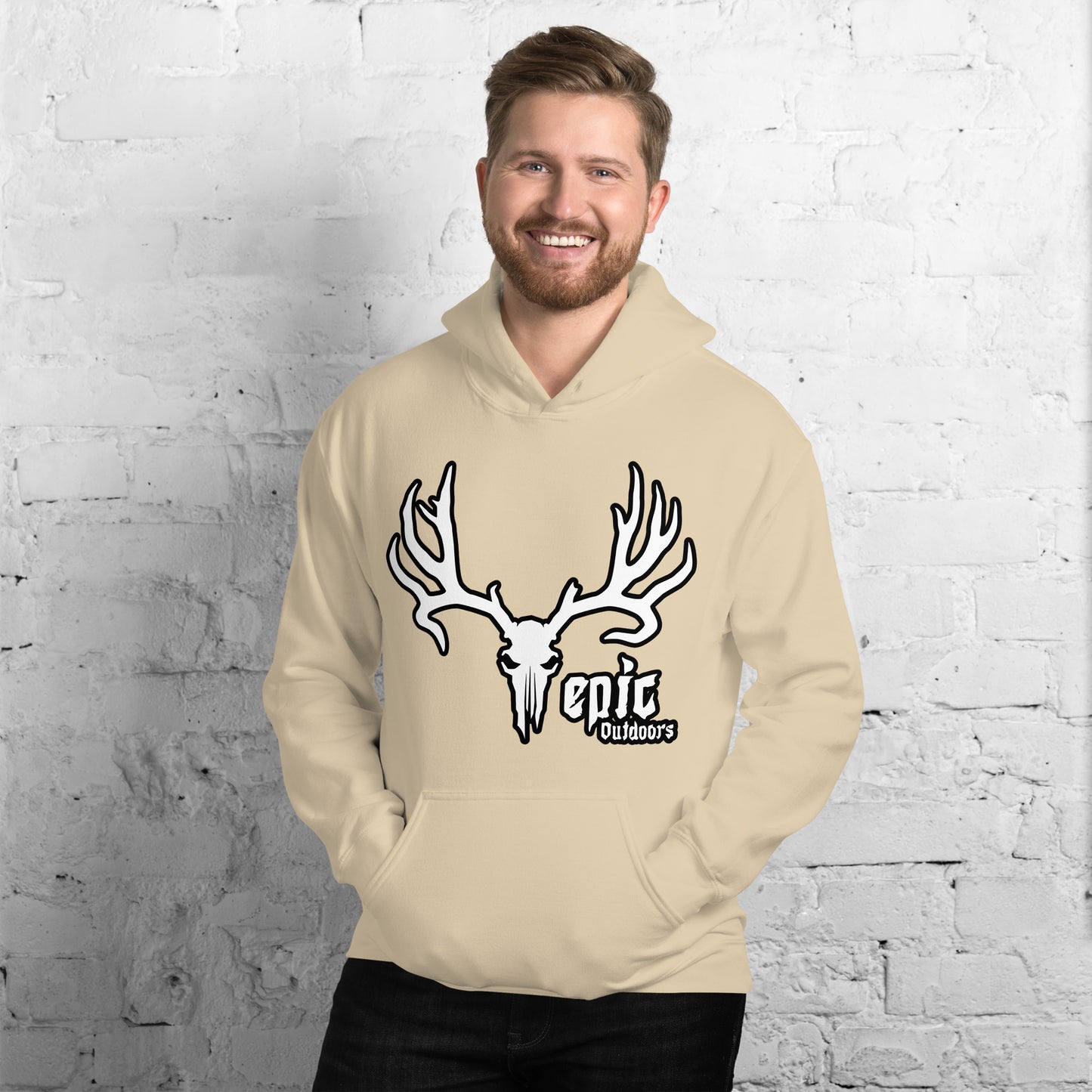 Epic Logo Unisex Hoodie - Cotton-Poly Blend 18500