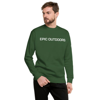 Epic Outdoors White Logo Sweatshirt