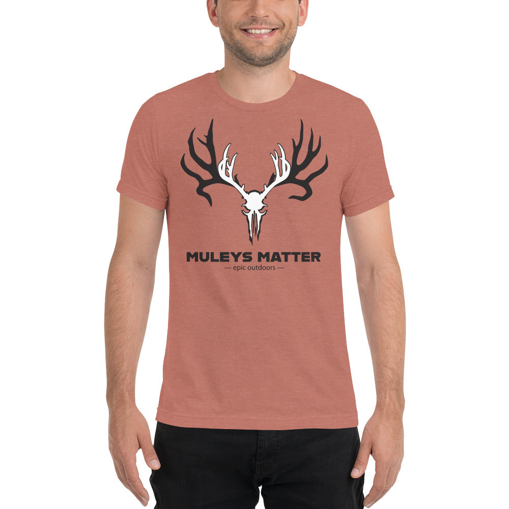 Epic Outdoors Muley Matters Dark Wordmark Premium Tri-Blend T-Shirt