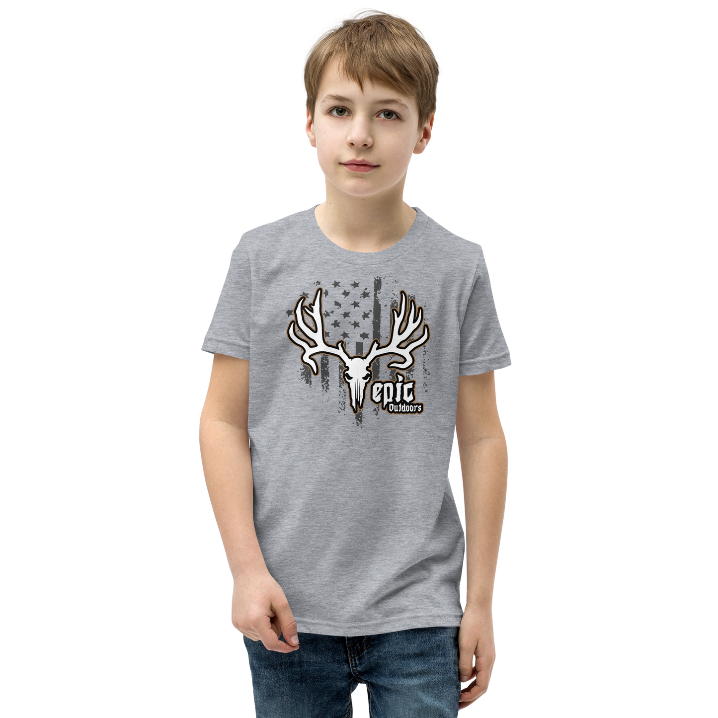 Epic Bronze Flag Logo Youth T-Shirt