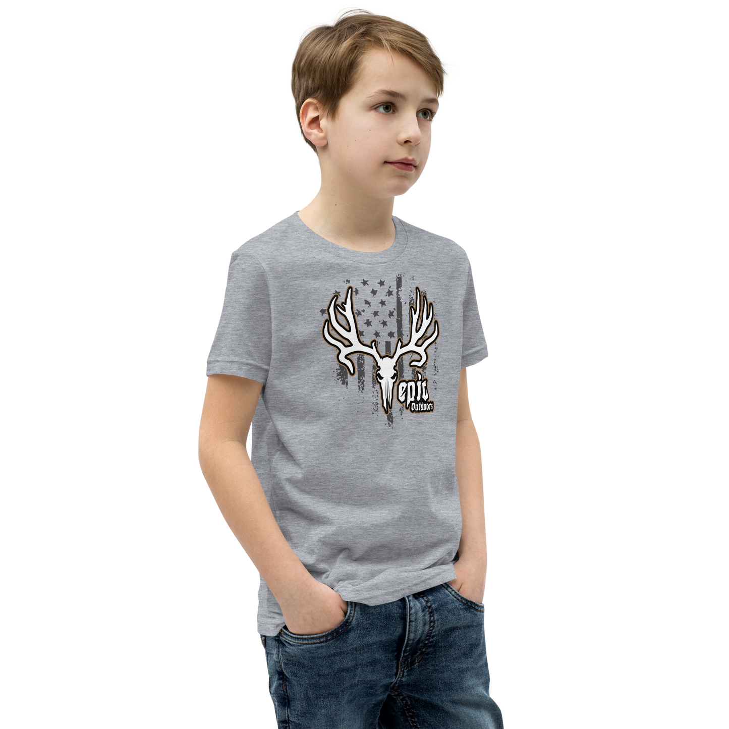 Epic Bronze Flag Logo Youth T-Shirt