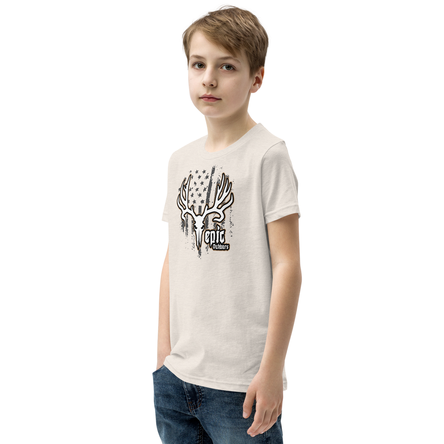 Epic Bronze Flag Logo Youth T-Shirt