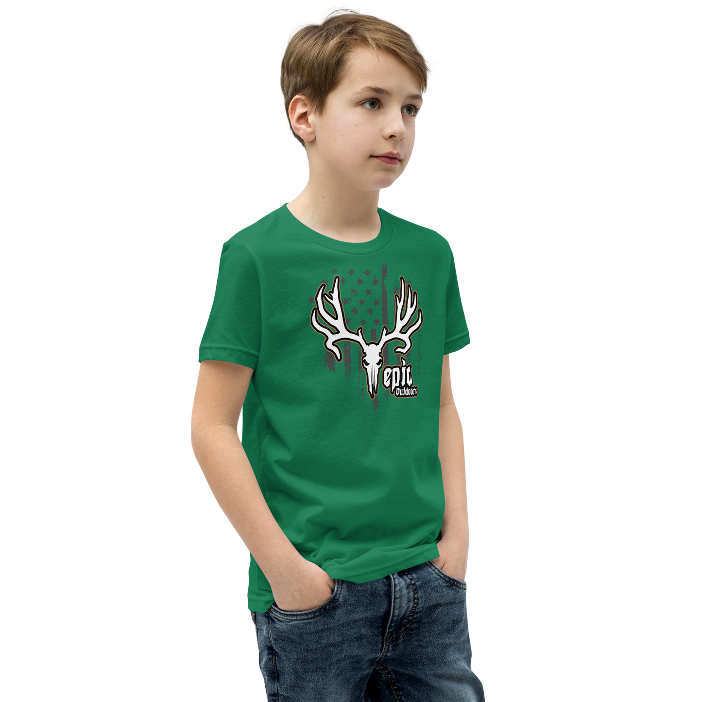 Epic Bronze Flag Logo Youth T-Shirt