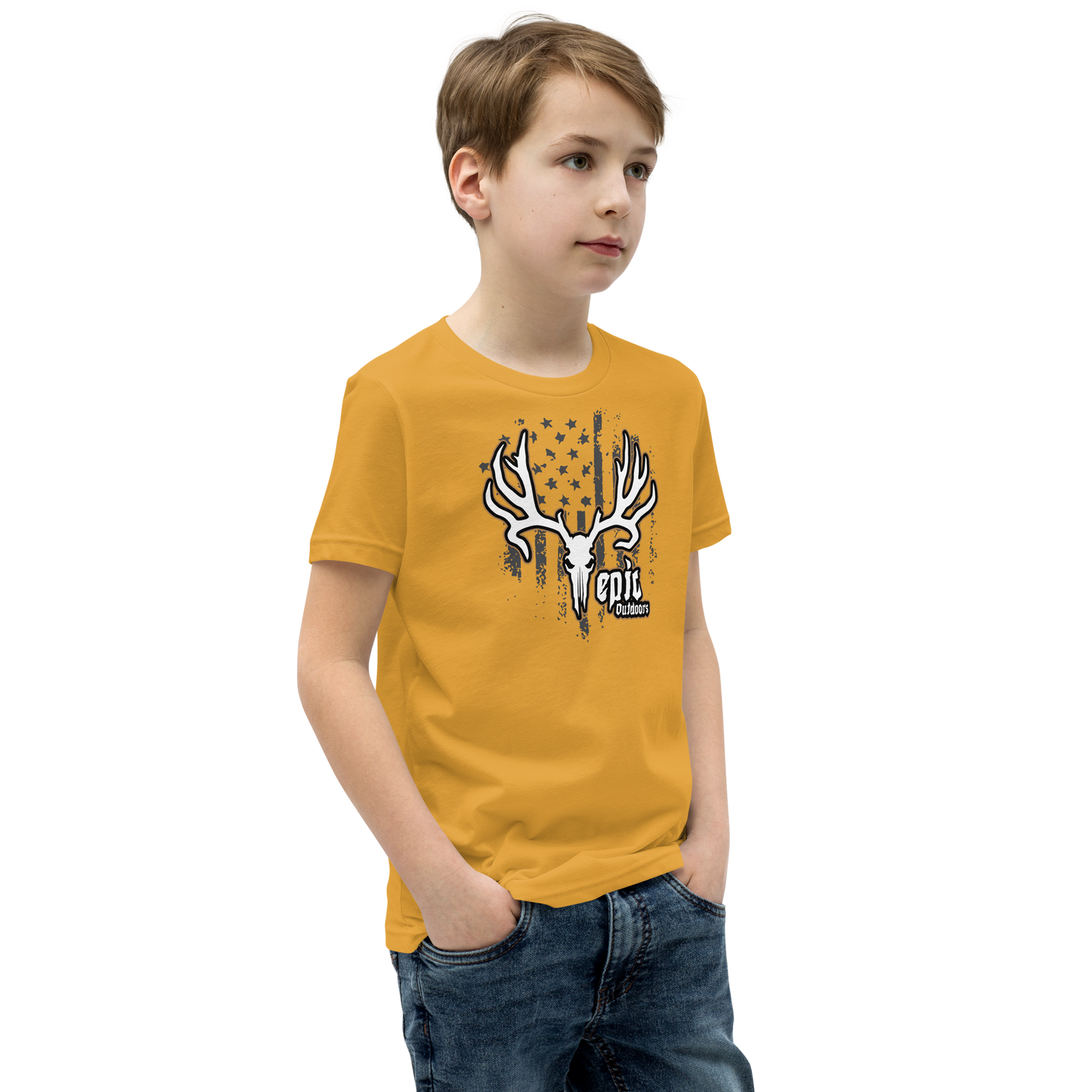 Epic Bronze Flag Logo Youth T-Shirt