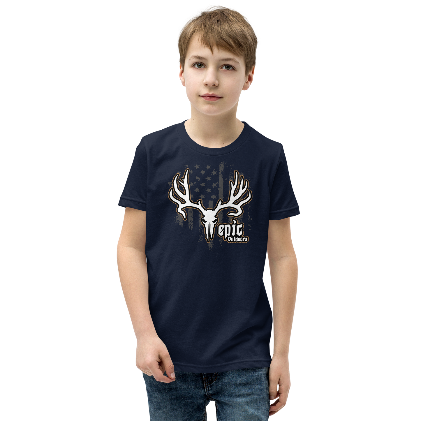 Epic Bronze Flag Logo Youth T-Shirt