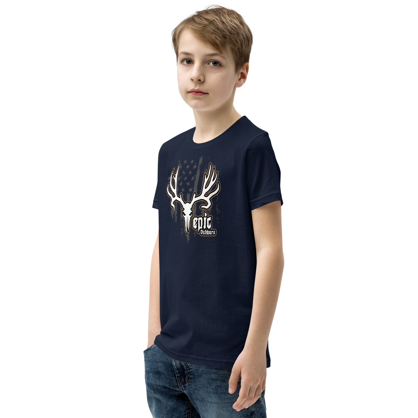 Epic Bronze Flag Logo Youth T-Shirt