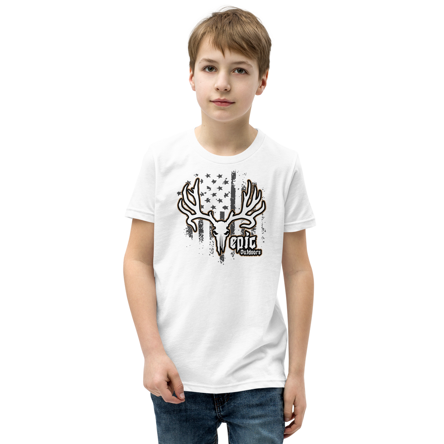 Epic Bronze Flag Logo Youth T-Shirt