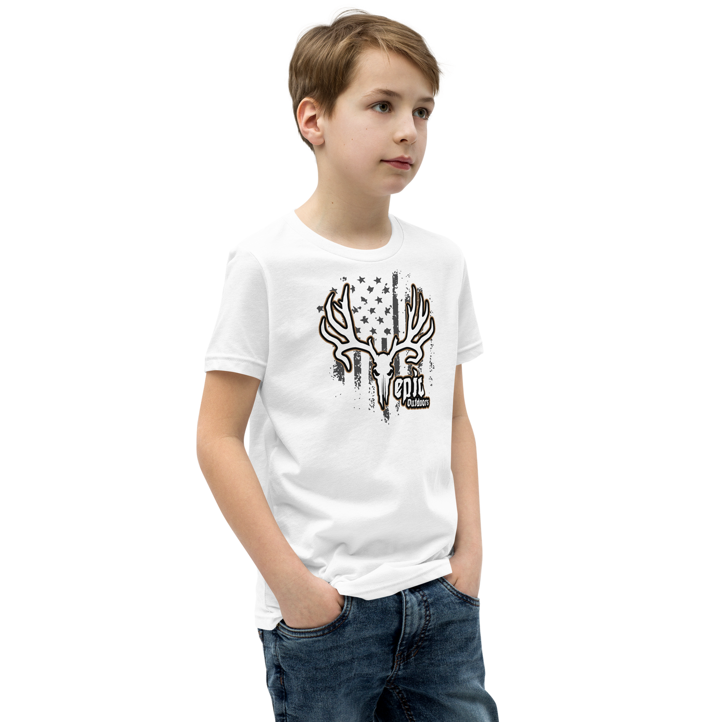 Epic Bronze Flag Logo Youth T-Shirt