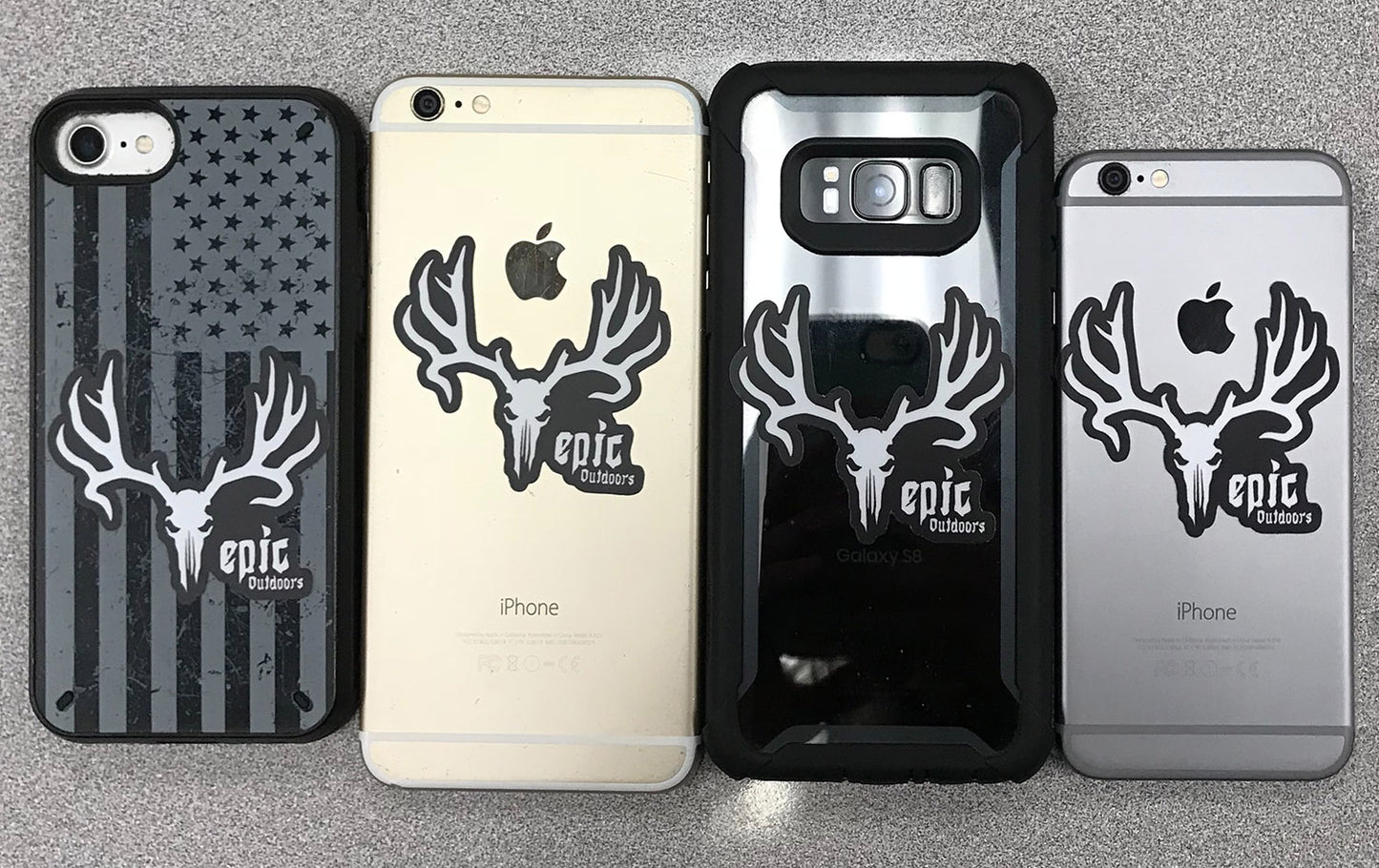 Epic Outdoors 2.5" Phone Decal