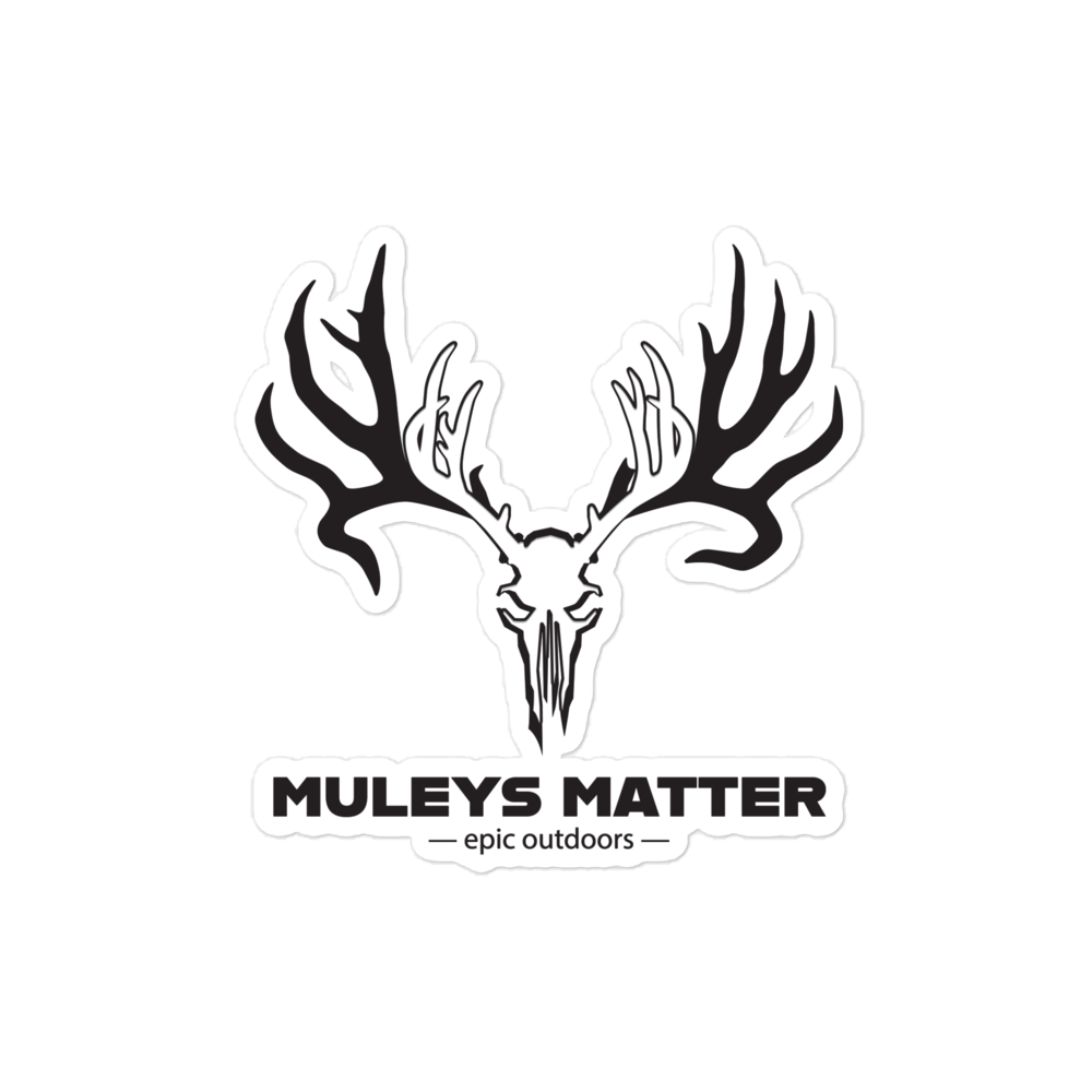 Muleys Matter Block Letter Decal - Epic Outdoors