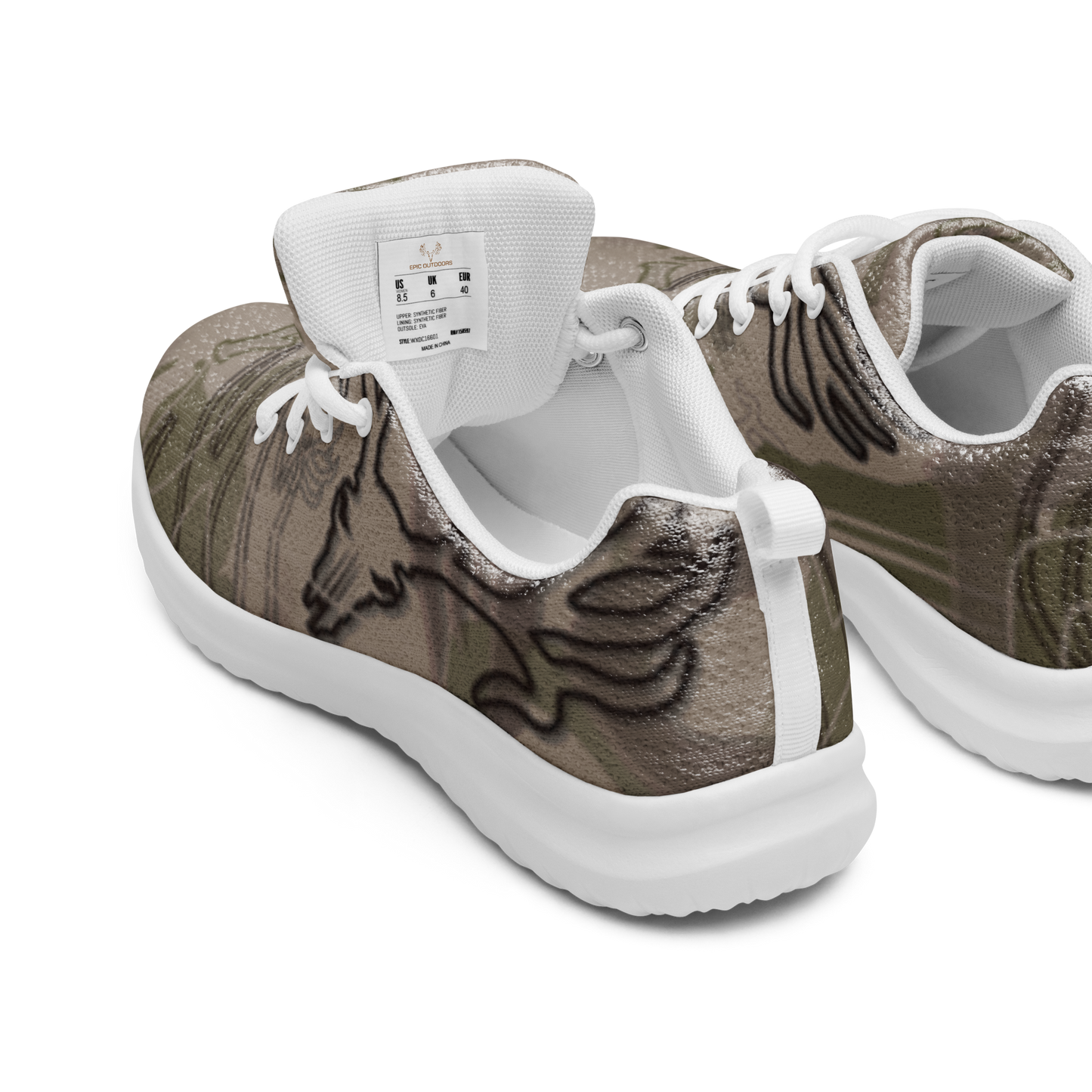 Epic Skull Camo - Men's Athletic Shoes