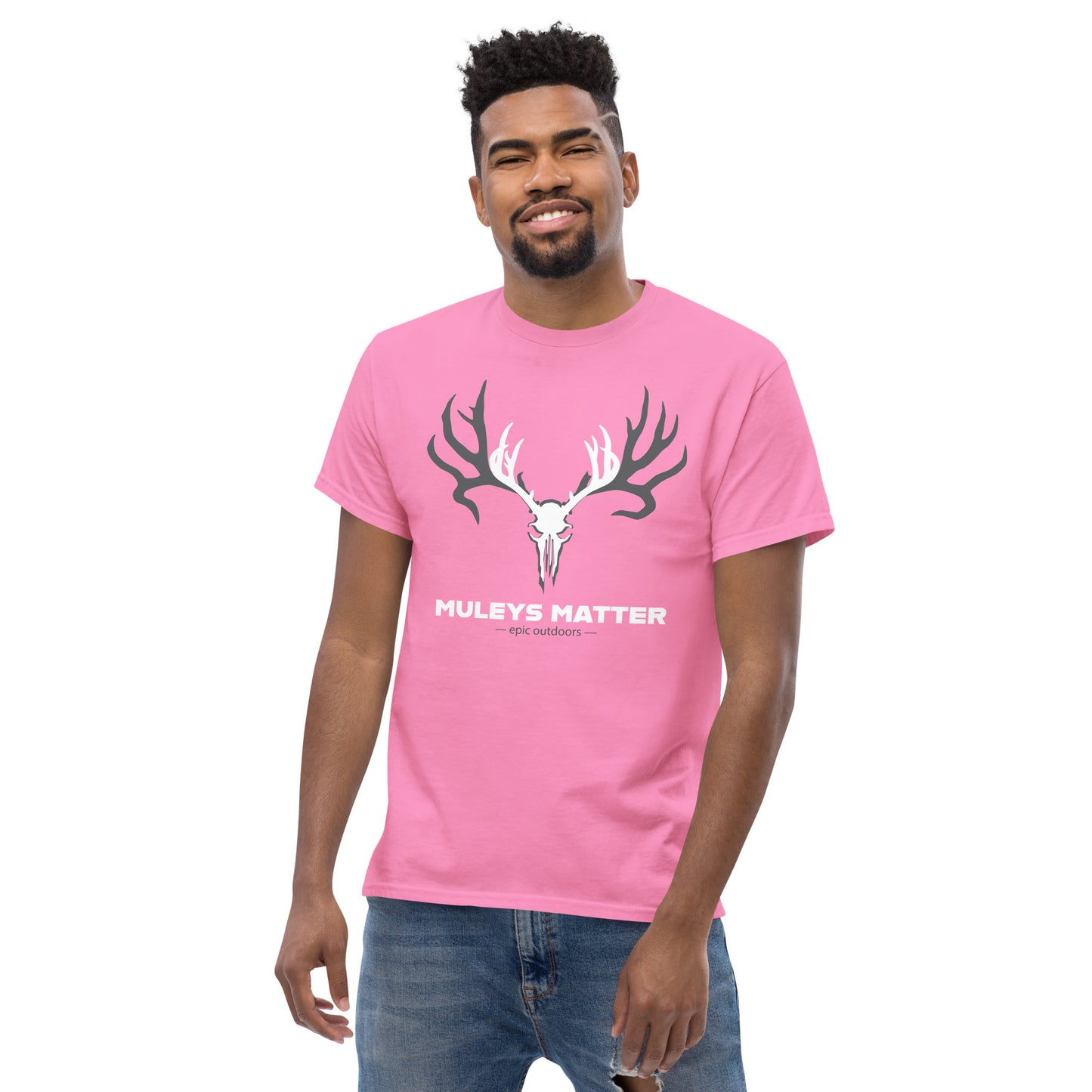 White Muleys Matter Logo - Men’s Classic T-shirt