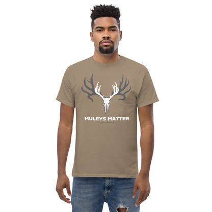 White Muleys Matter Logo - Men’s Classic T-shirt