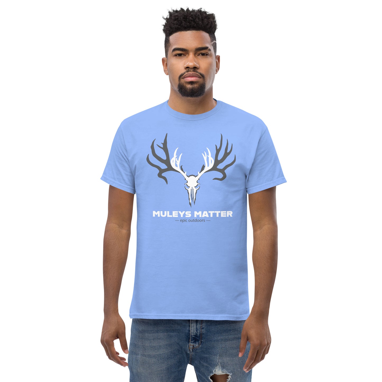 White Muleys Matter Logo - Men’s Classic T-shirt