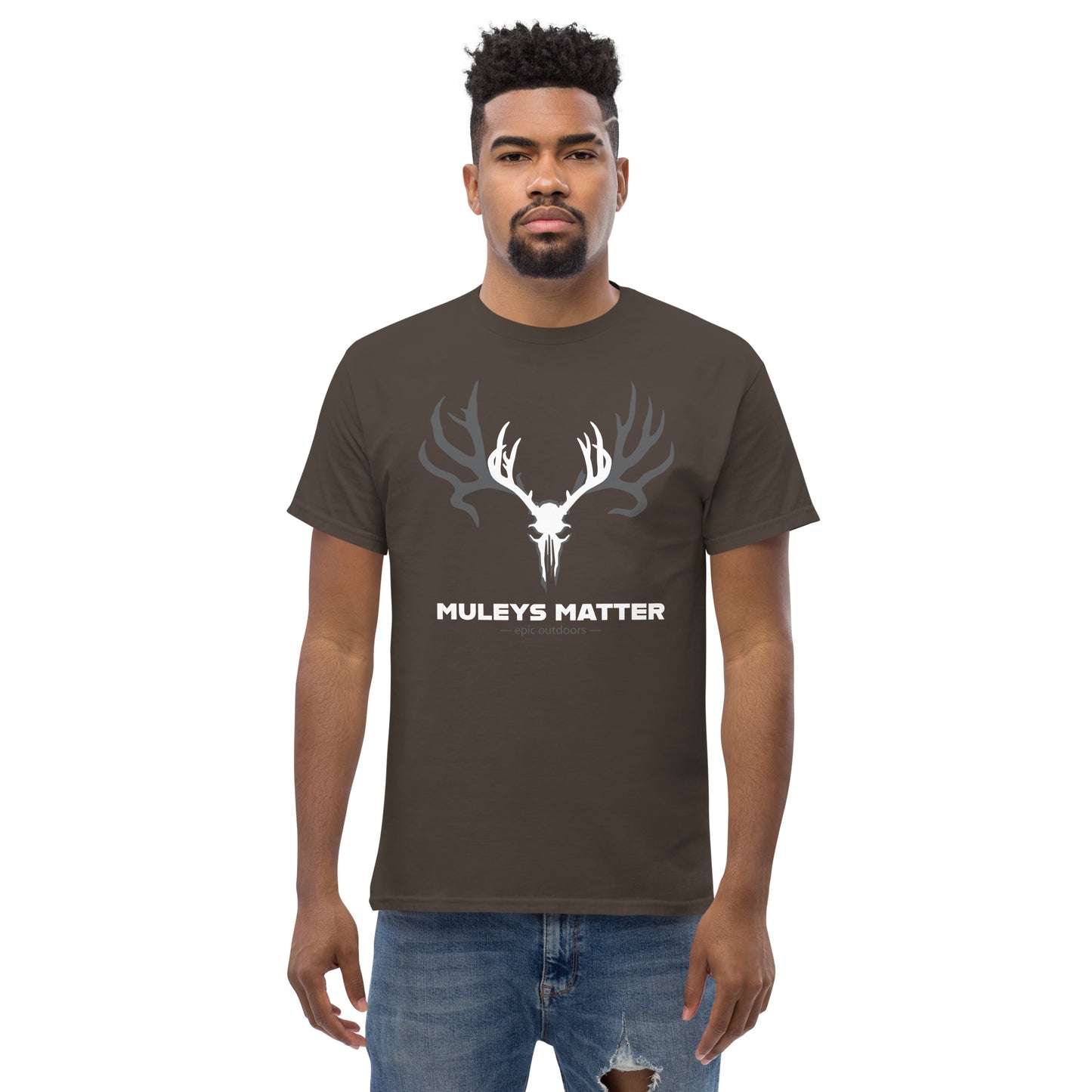 White Muleys Matter Logo - Men’s Classic T-shirt