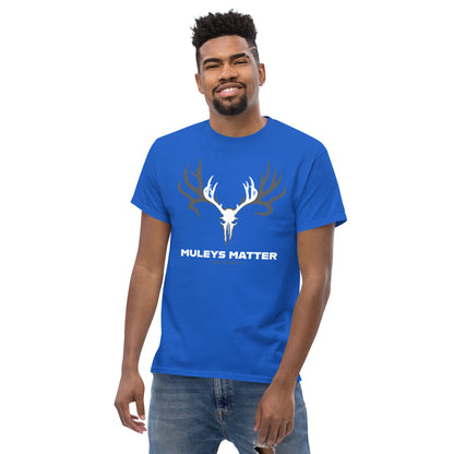 White Muleys Matter Logo - Men’s Classic T-shirt