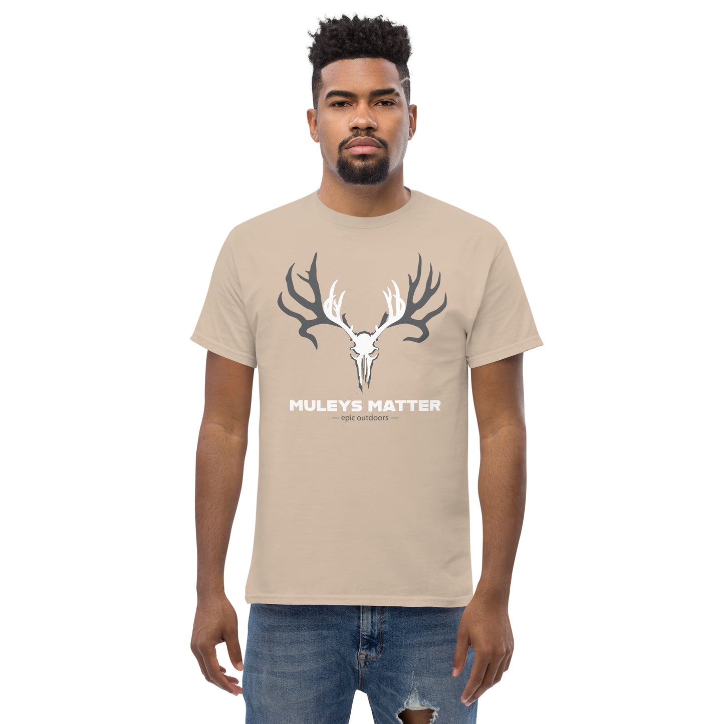 White Muleys Matter Logo - Men’s Classic T-shirt