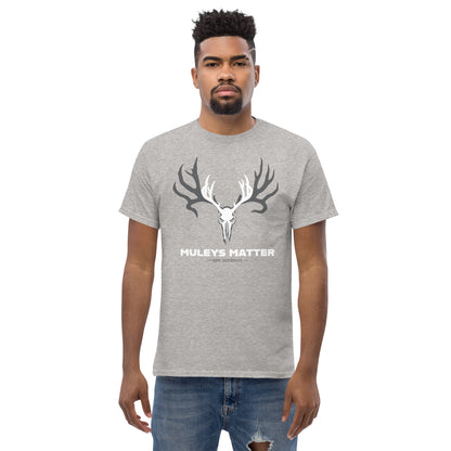 White Muleys Matter Logo - Men’s Classic T-shirt