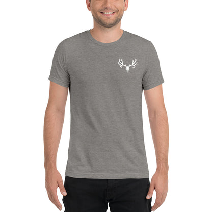 White Epic Logo Breast Pocket - Premium Unisex Tri-Blend T-Shirt